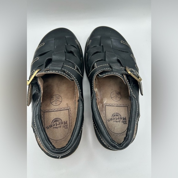 MIE RARE Dr Martens Sandals Mens Sz 11 Vintage Fisherman Black Chunky Y2K Grunge - Picture 13 of 14